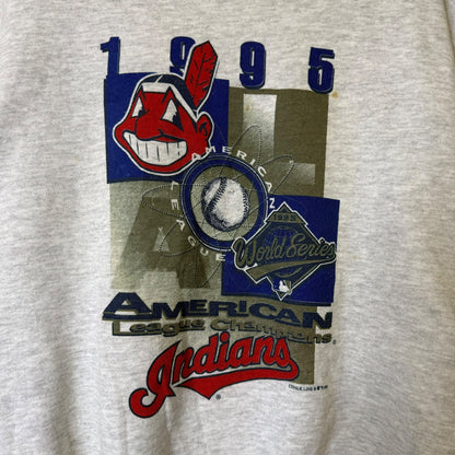 90's Cleveland Indians Crewneck Sz XL (B1929)