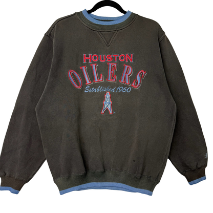 90s Houston Oilers NFL Crewneck Sz M