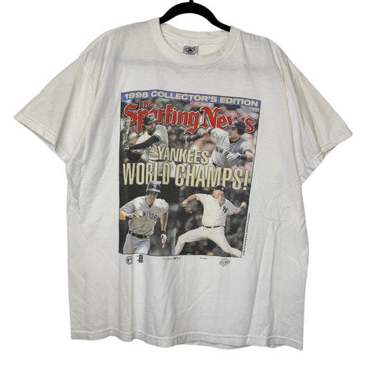 1998 New York Yankees Sporting News MLB T-Shirt Sz XL (B2878)