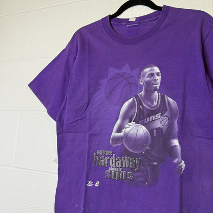 90s Penny Anfernee Hardaway Phoenix Suns T-shirt Sz L (B2581)