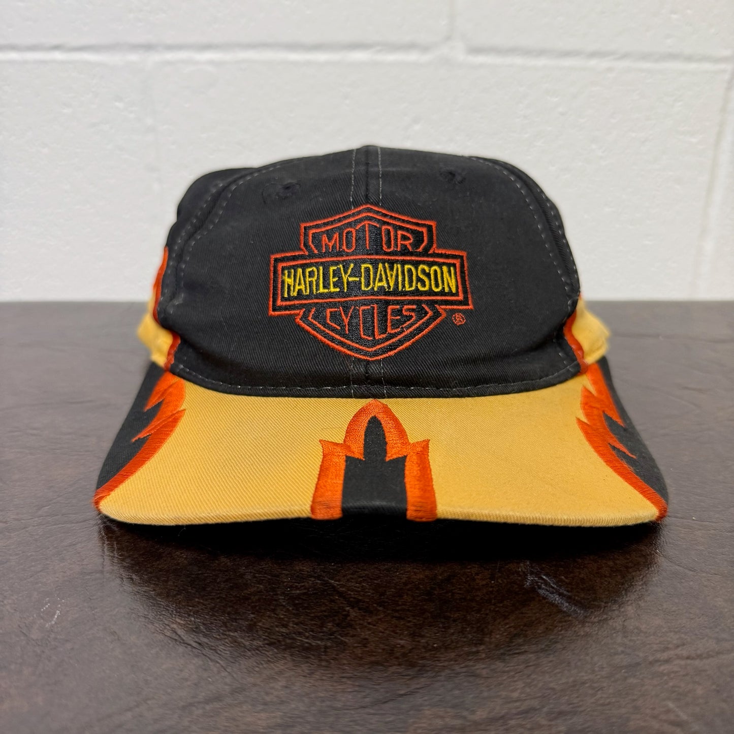 90s Harley Davidson SnapBack Flames Hat