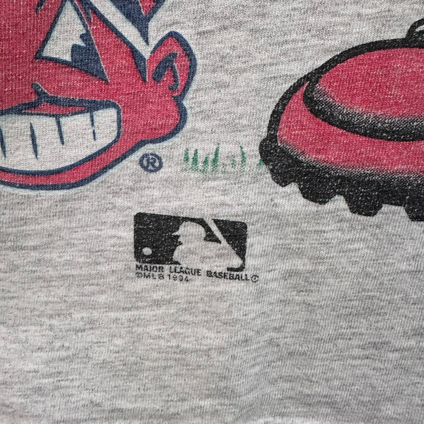 1994 Cleveland Indians Tasmanian Devil MLB T-Shirt Sz L (A6050)