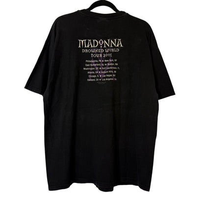 2001 Madonna Drowned World Tour T-shirt Sz XL (B327)