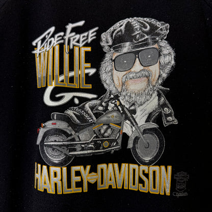 90's Harley Davidson Saskatoon Saskatchewan Crewneck Sz L (B1436)