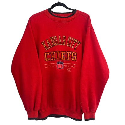 90s Kansas City Chiefs Crewneck Sz XL (A4417)