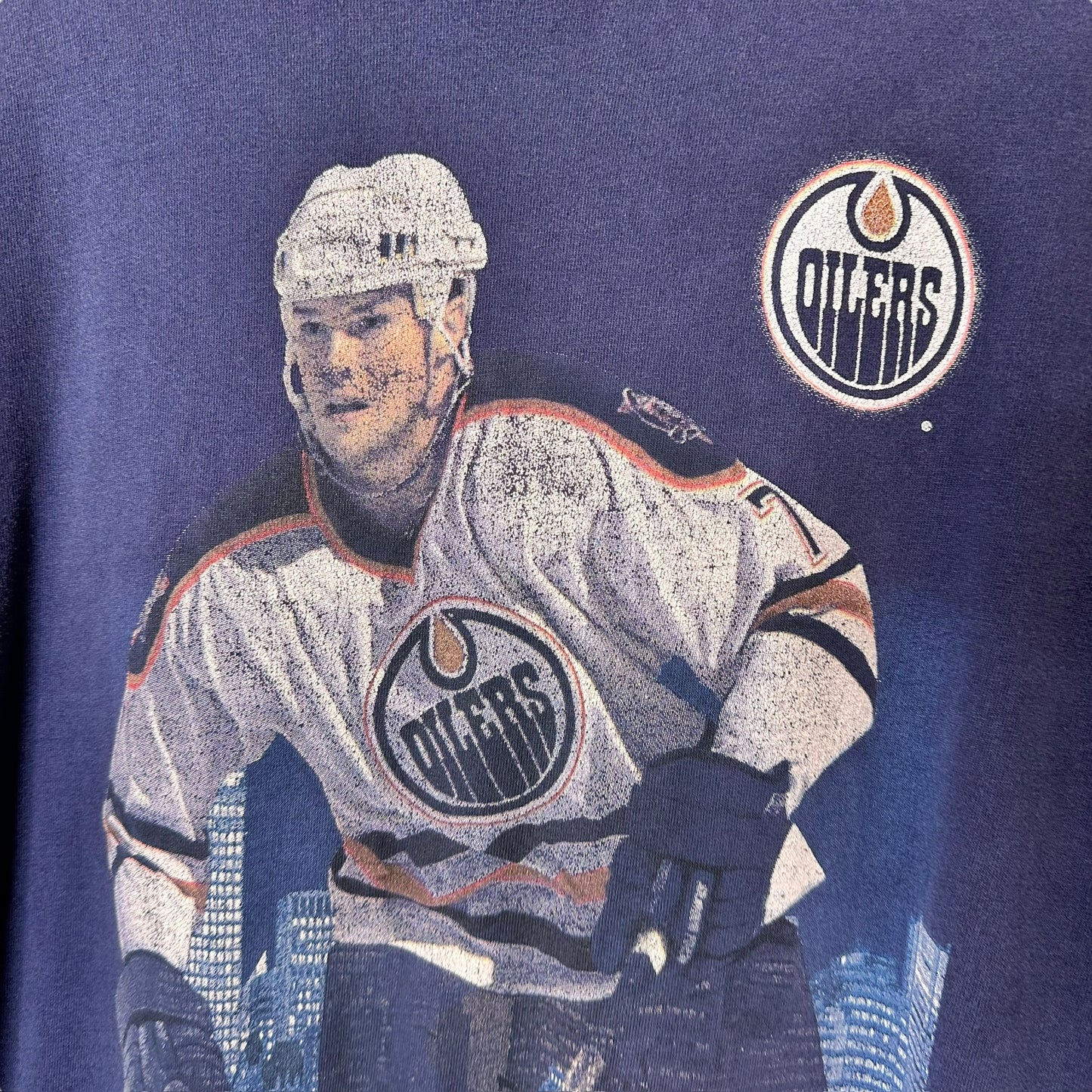 90's Jason Arnott Edmonton Oilers Player T-Shirt Sz XL(A3632)