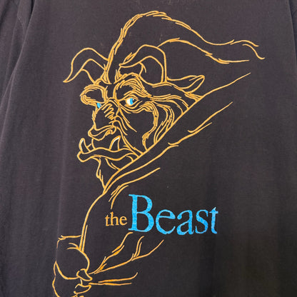 90's Beauty & The Beast Disney T-Shirt Sz L (B599)