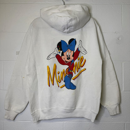 90's Disney Minnie Mouse Hoodie Sz L (B2452)