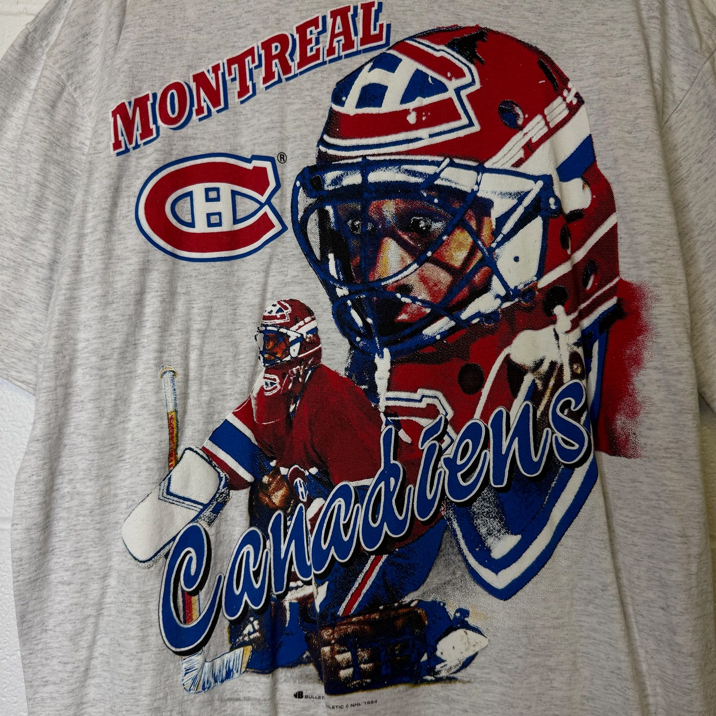 1994 Montreal Canadiens NHL Bulletin T-shirt Sz XL (B1693)