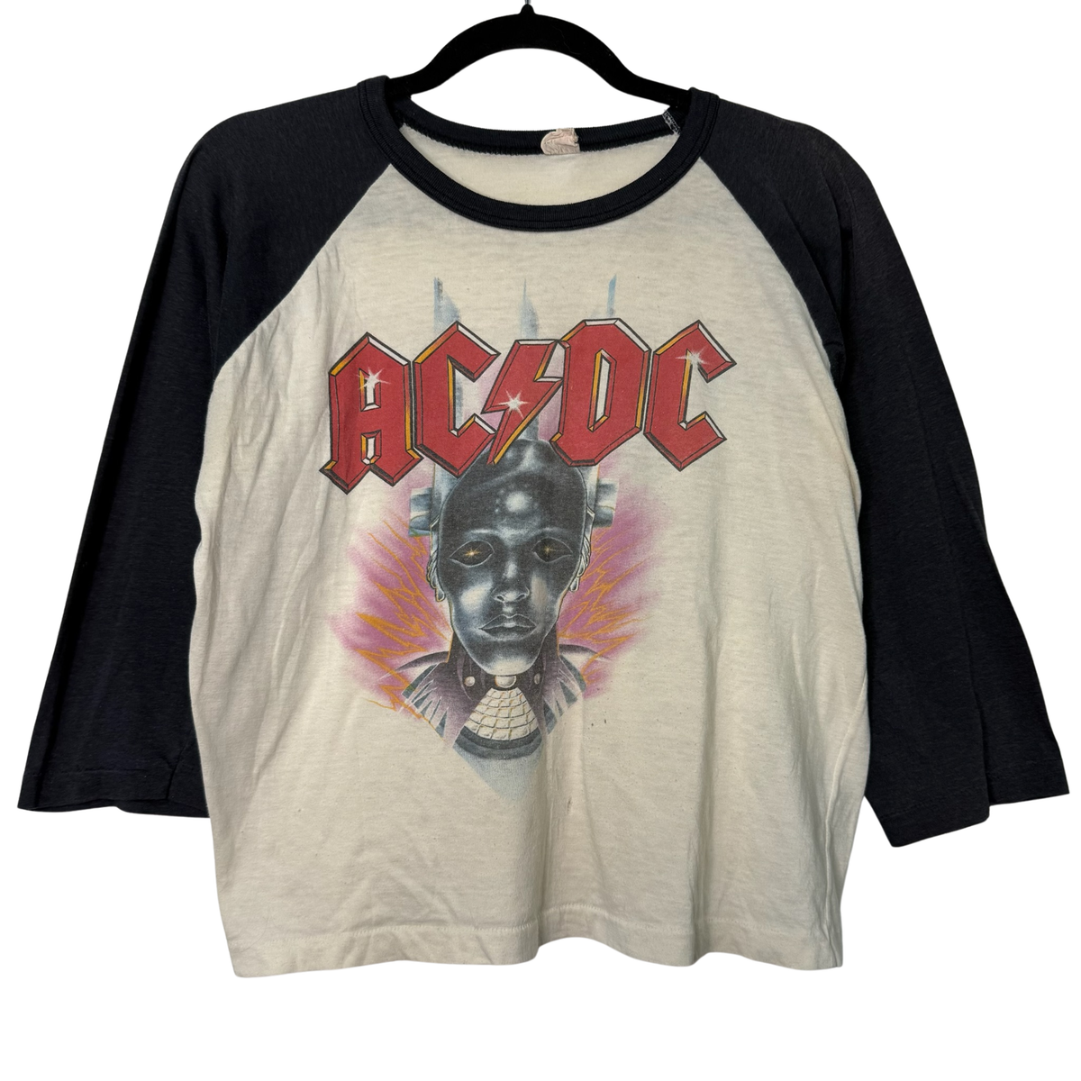 1989 AC/DC Who Made Who Band Raglan T-Shirt