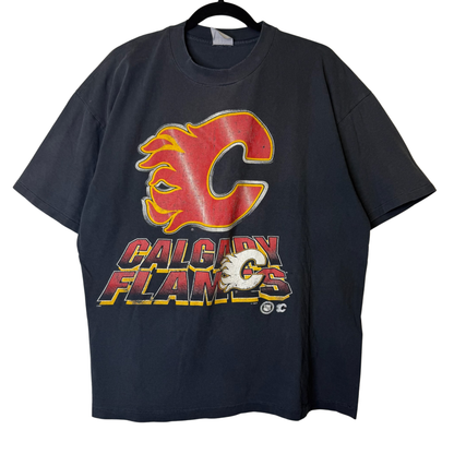 90s Calgary Flames NHL T-Shirt Sz L