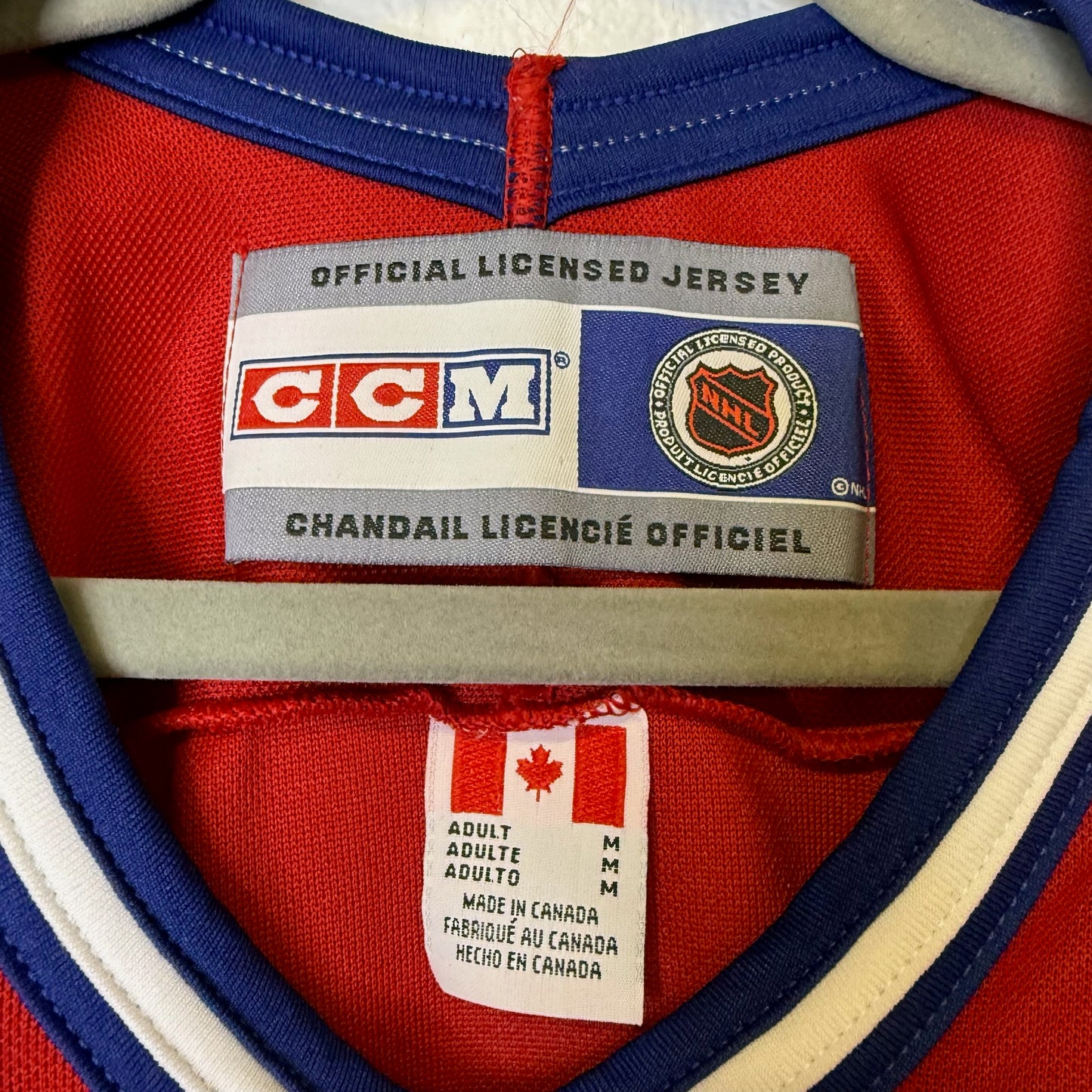 90's Montreal Canadiens Hockey NHL Jersey CCM Sz M (B1970)