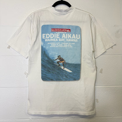 90s Quiksilver Eddie Aikau "The Eddie" Surf T-shirt Sz S (B2920)