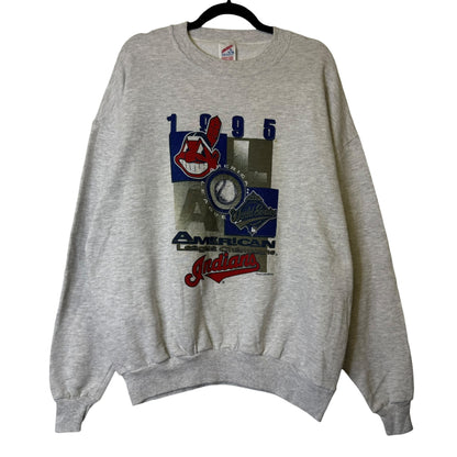 90's Cleveland Indians Crewneck Sz XL (B1929)