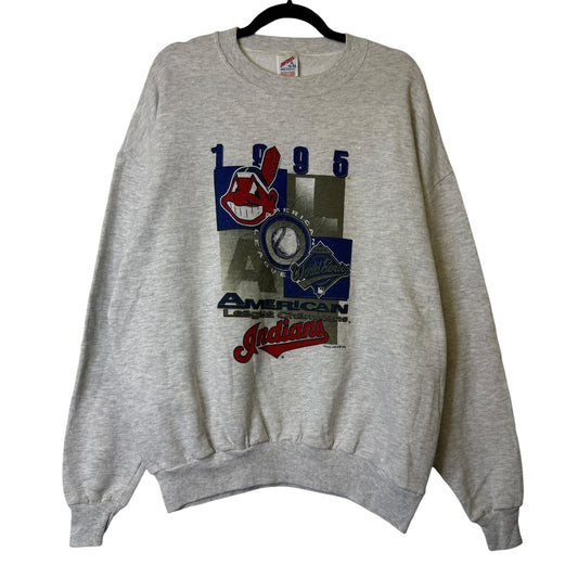 90's Cleveland Indians Crewneck Sz XL (B1929)