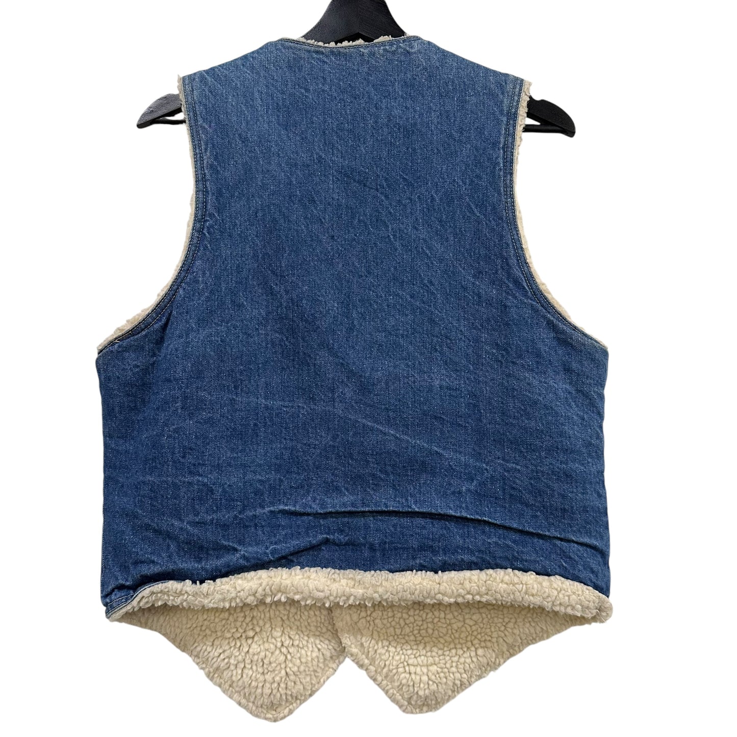 Vintage 80s Levi's Sherpa Lined Denim Vest Sz L (A3125)