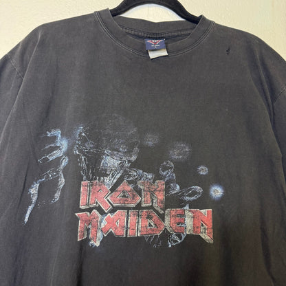 2005 Iron Maiden Tour T-shirt Sz L (B357)