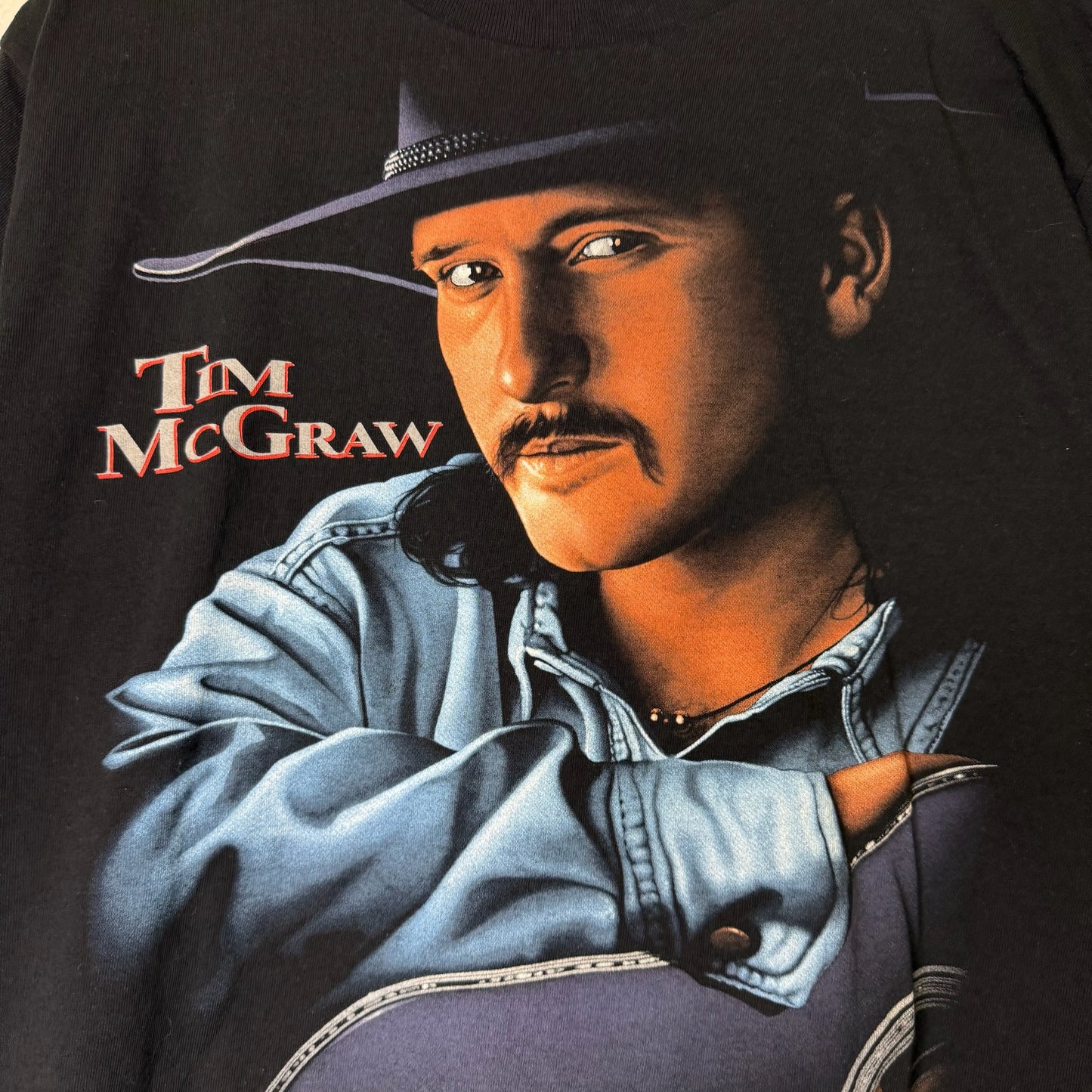 90's Tim McGraw Dont Take The Girl T-shirt Sz L (B1739)
