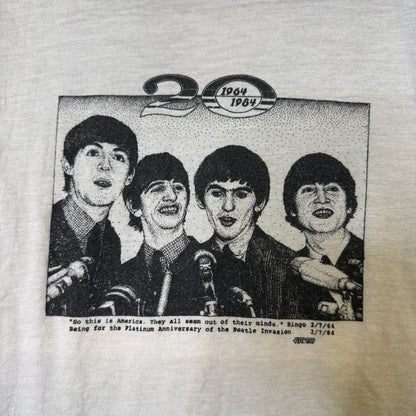 1984 The Beatles T-shirt Sz L (B394)