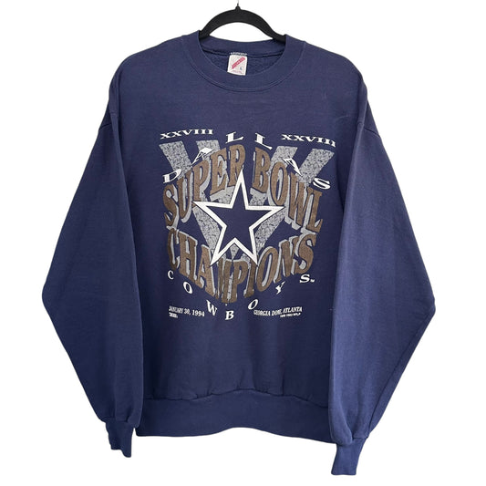 90s Dallas Cowboys Crewneck Sz L (A3446)