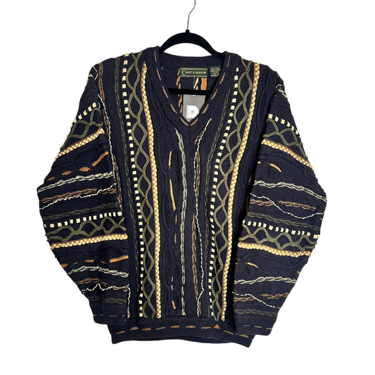 90's Coogi Style Sweater by Croft & Barrow Sz M (A7454)