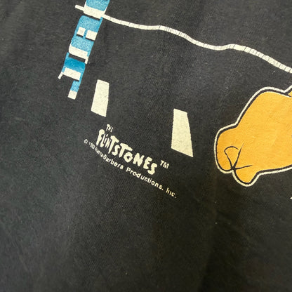 90s Jacksonville Jaguars NFL Flintstones T-Shirt Sz XL (B2939)