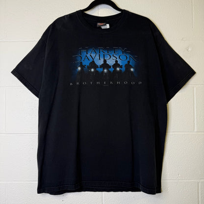 2010 Harley Davidson Edmonton Alberta T-Shirt Sz XL (A9059)