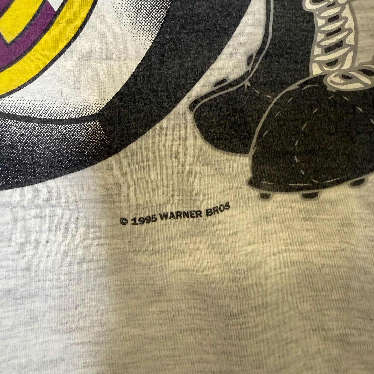 90s Real Madrid Soccer Bugs Bunny Looney Tunes Nutmeg T-Shirt Sz XL (B2876)