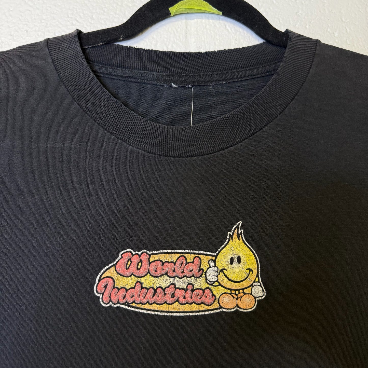 90's World Industries Skate Long Sleeve T-Shirt Sz L (A8960)