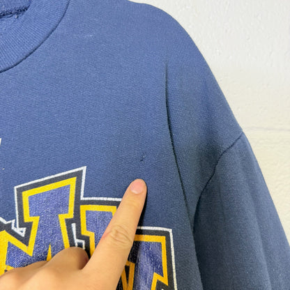 90's Michigan Wolverines NCAA Crewneck Sz M (B572)