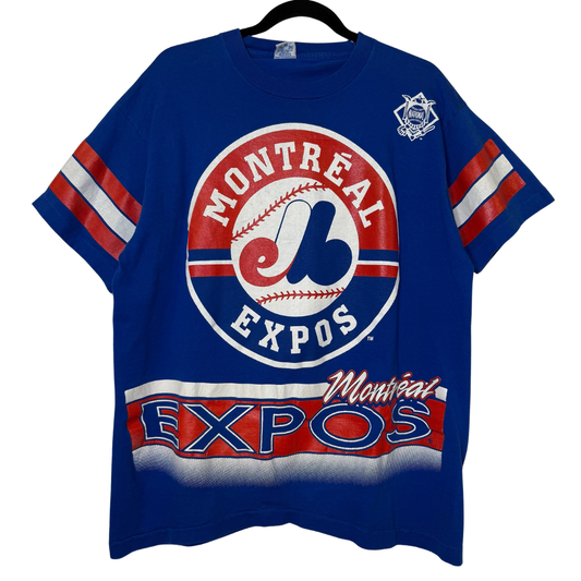 90s Montreal Expos MLB Salem T-Shirt Sz L (B2873)