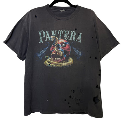 2003 Pantera T-shirt Distressed Sz L (B350)