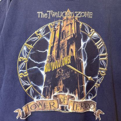 90s Disney Tower Of Terror T-Shirt Sz L (B2394)