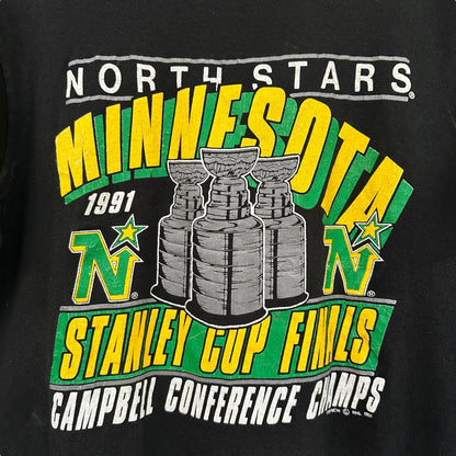 1991 Minnesota North Stars NHL T-Shirt Sz XL (A6660)