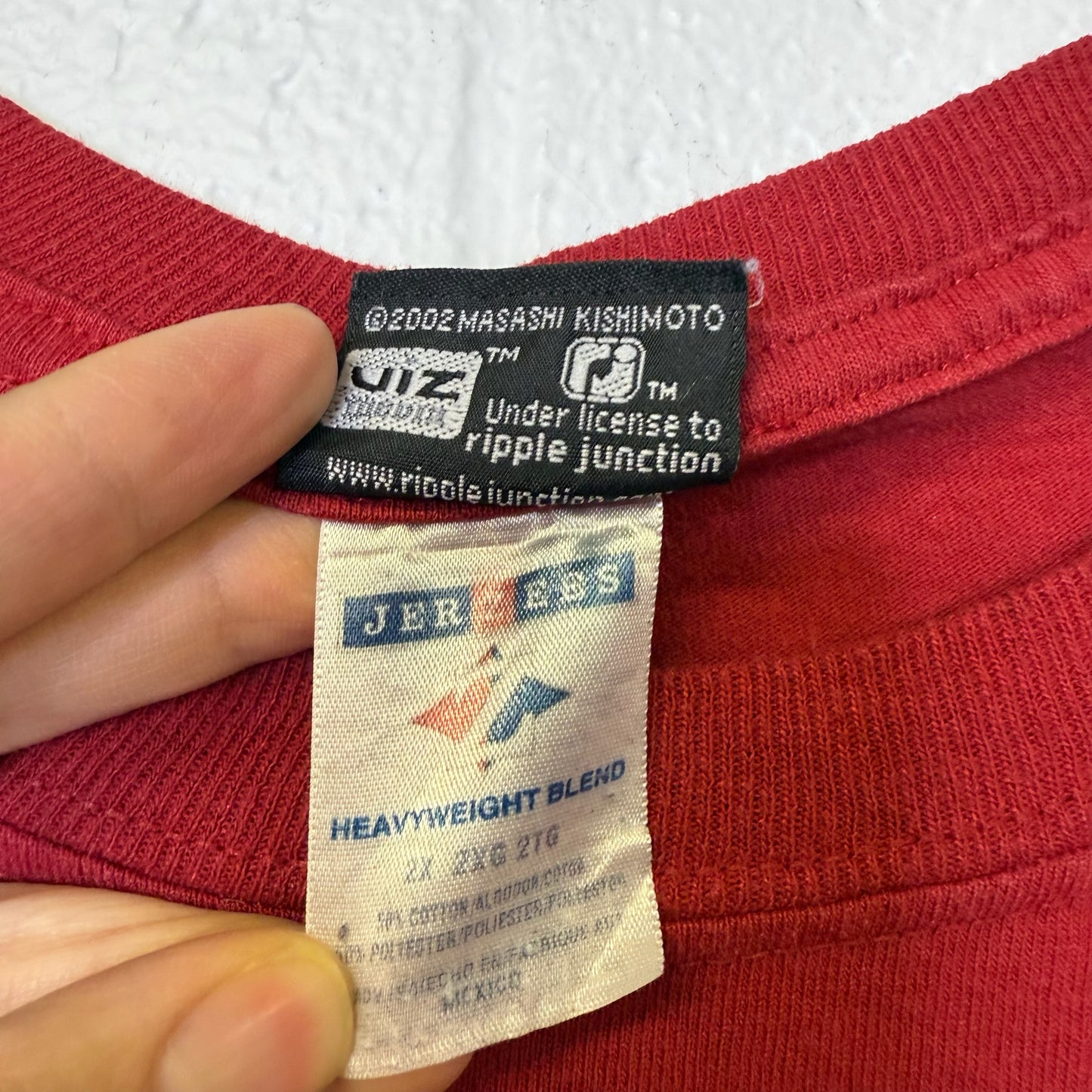 2002 Naruto Anime TV T-shirt Sz 2XL (B636)