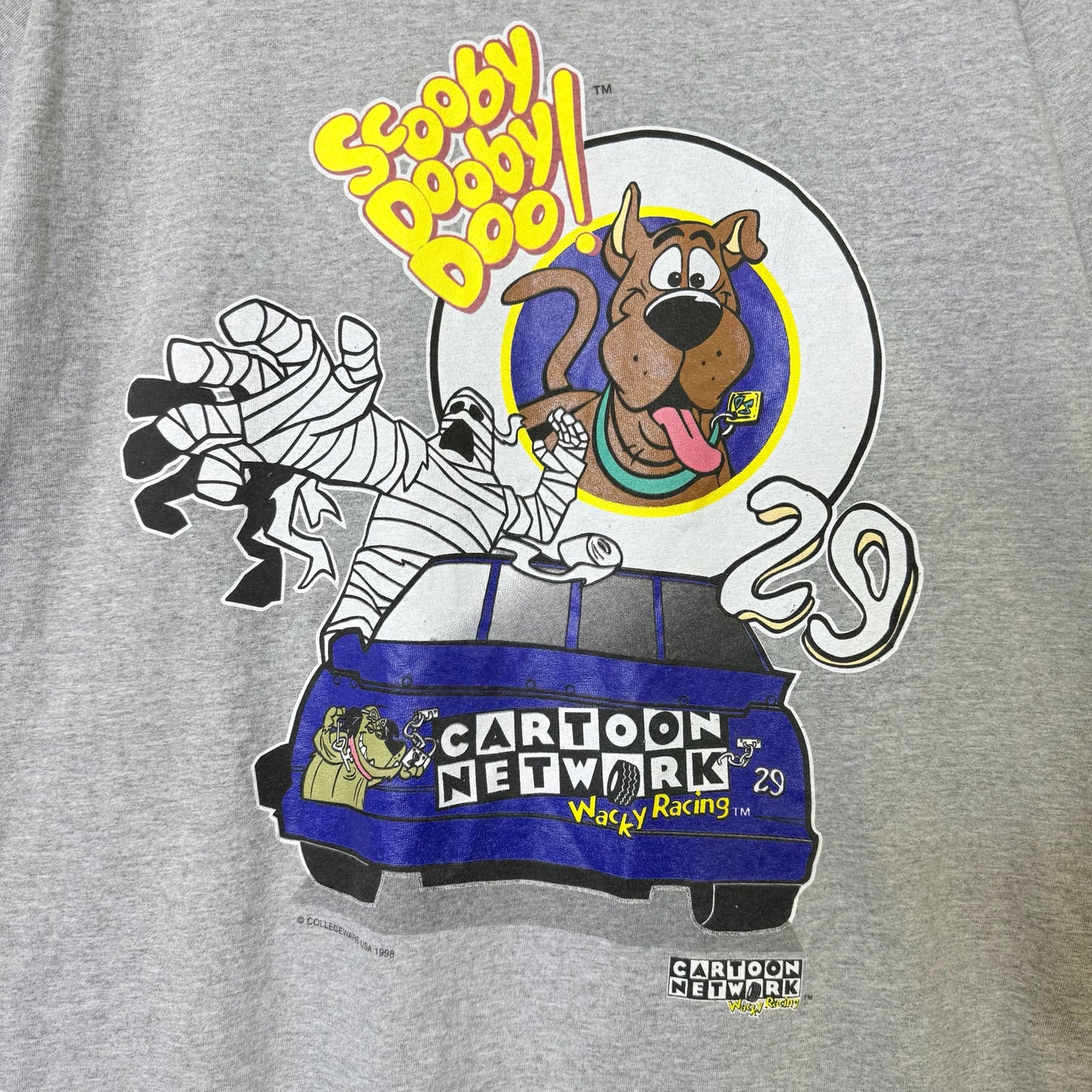 1998 Scooby Doo NASCAR T-Shirt Sz L (A9085)