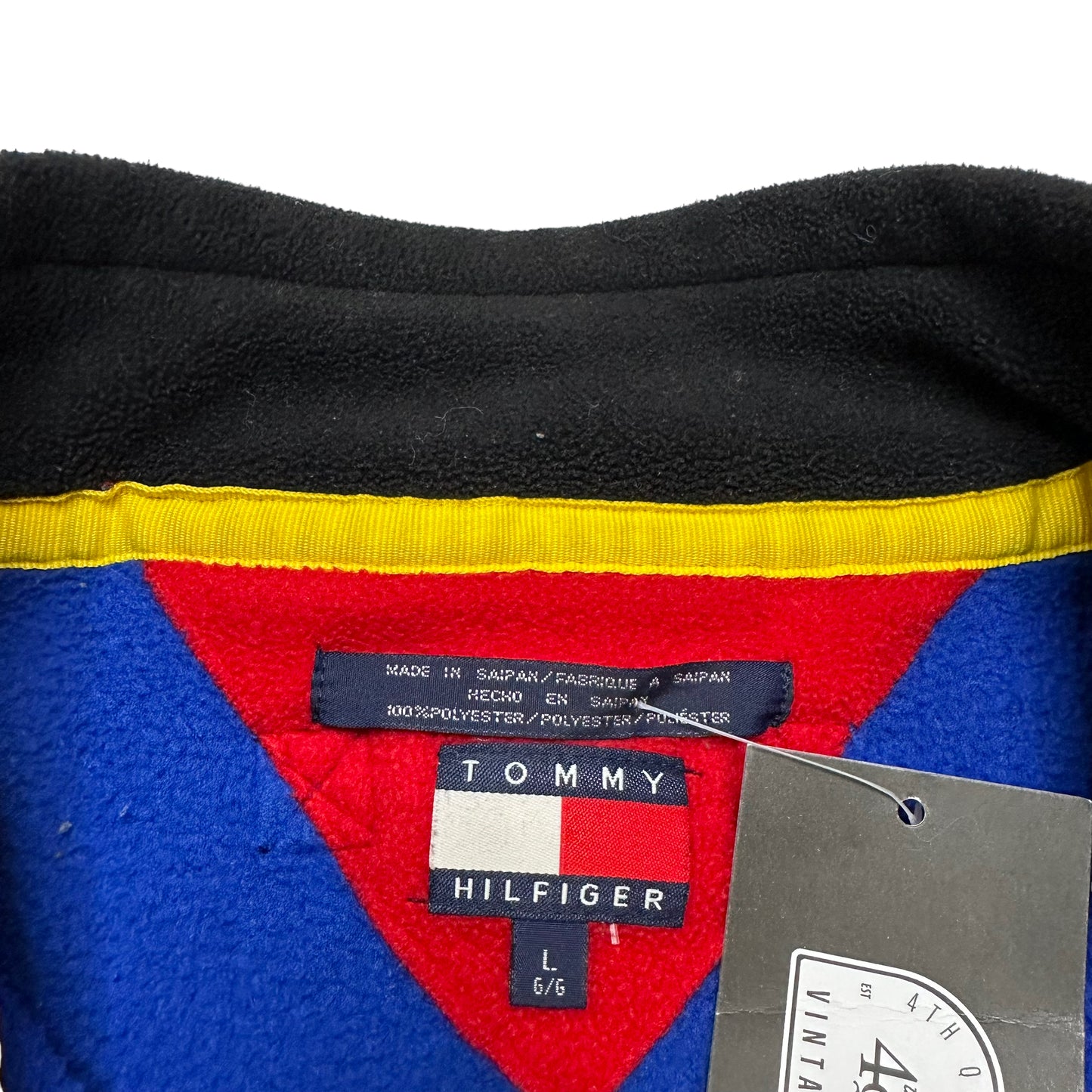 90s Tommy Hilfiger Color Block Fleece