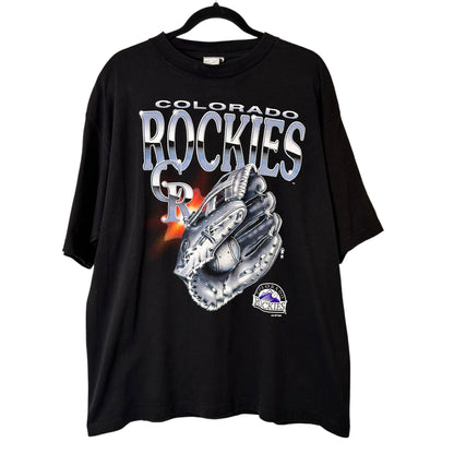 90's Colorado Rockies NHL T-Shirt Sz XL