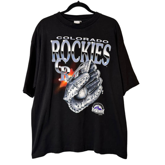 90's Colorado Rockies NHL T-Shirt Sz XL