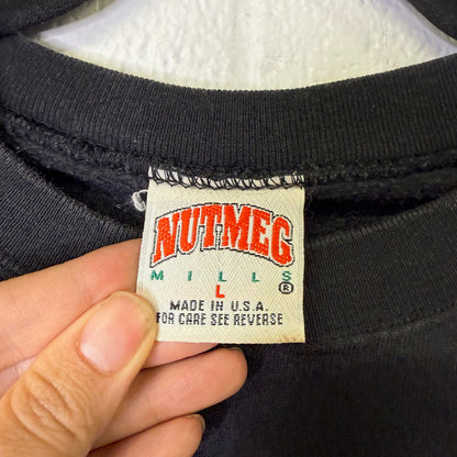 90s New York Knicks NBA Nutmeg Crewneck Sz XL (B661)