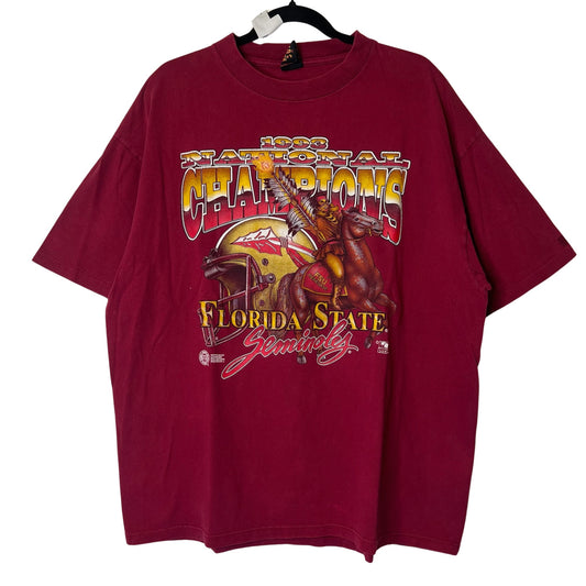 1993 FSU Florida State Champions Seminoles T-Shirt Sz XL (B2447)