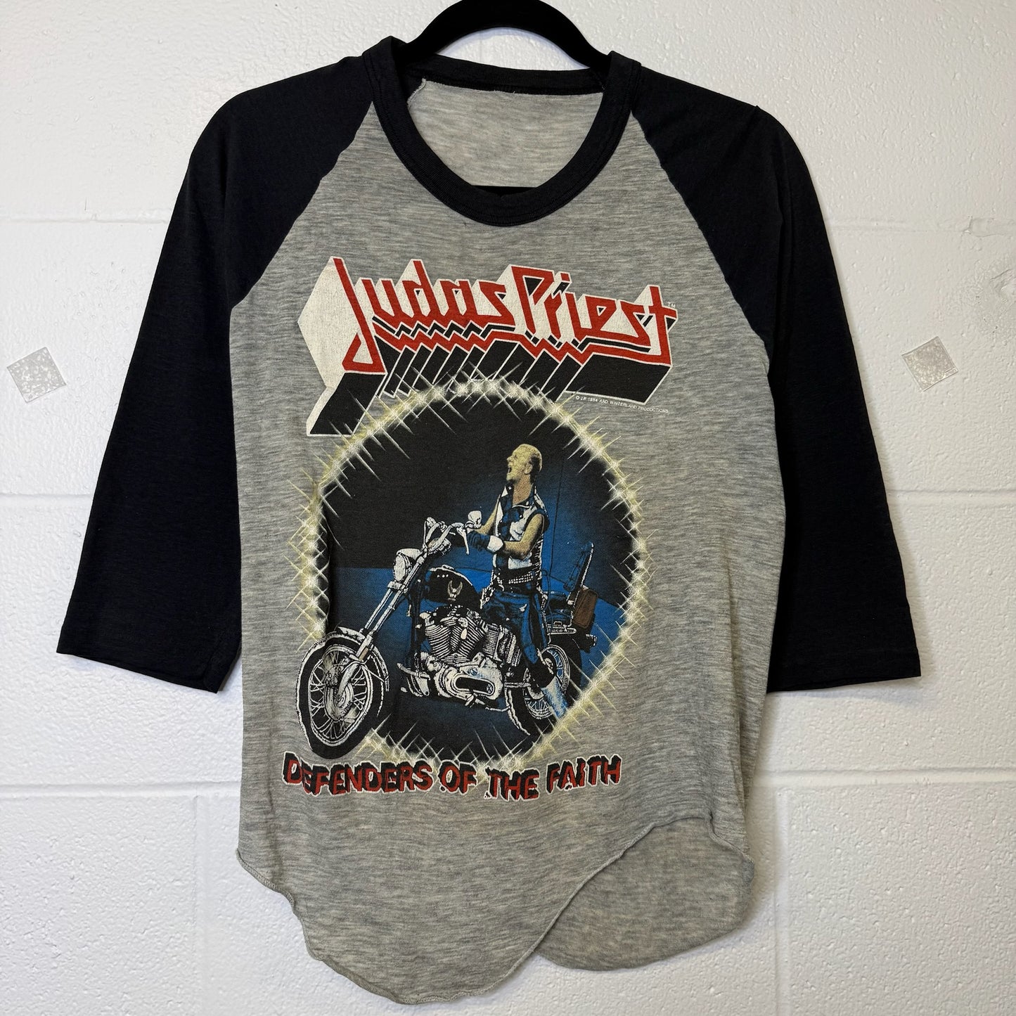 1984 Judas Priest Defenders of The Faith T-Shirt Sz M (B2276)