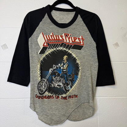 1984 Judas Priest Defenders of The Faith T-Shirt Sz M (B2276)
