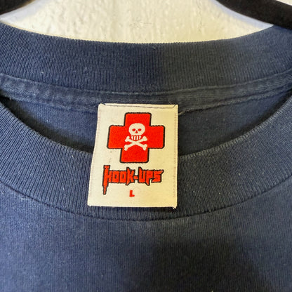 90's Hook-ups Banana Girl Skate T-Shirt Sz L (B1702)