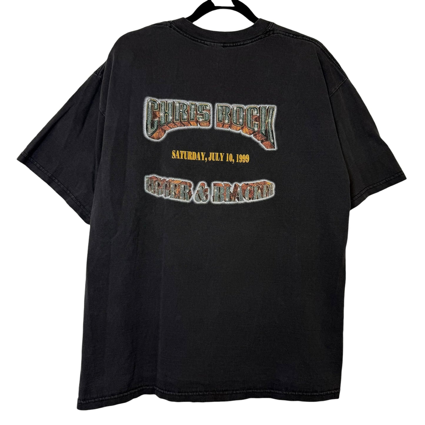 1999 Chris Rock Bigger & Blacker Comedy Show T-Shirt Sz XL (B2273)