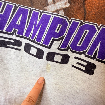 2003 LSU Tigers NCAA Champions Long Sleeve Sz XL (B2400)
