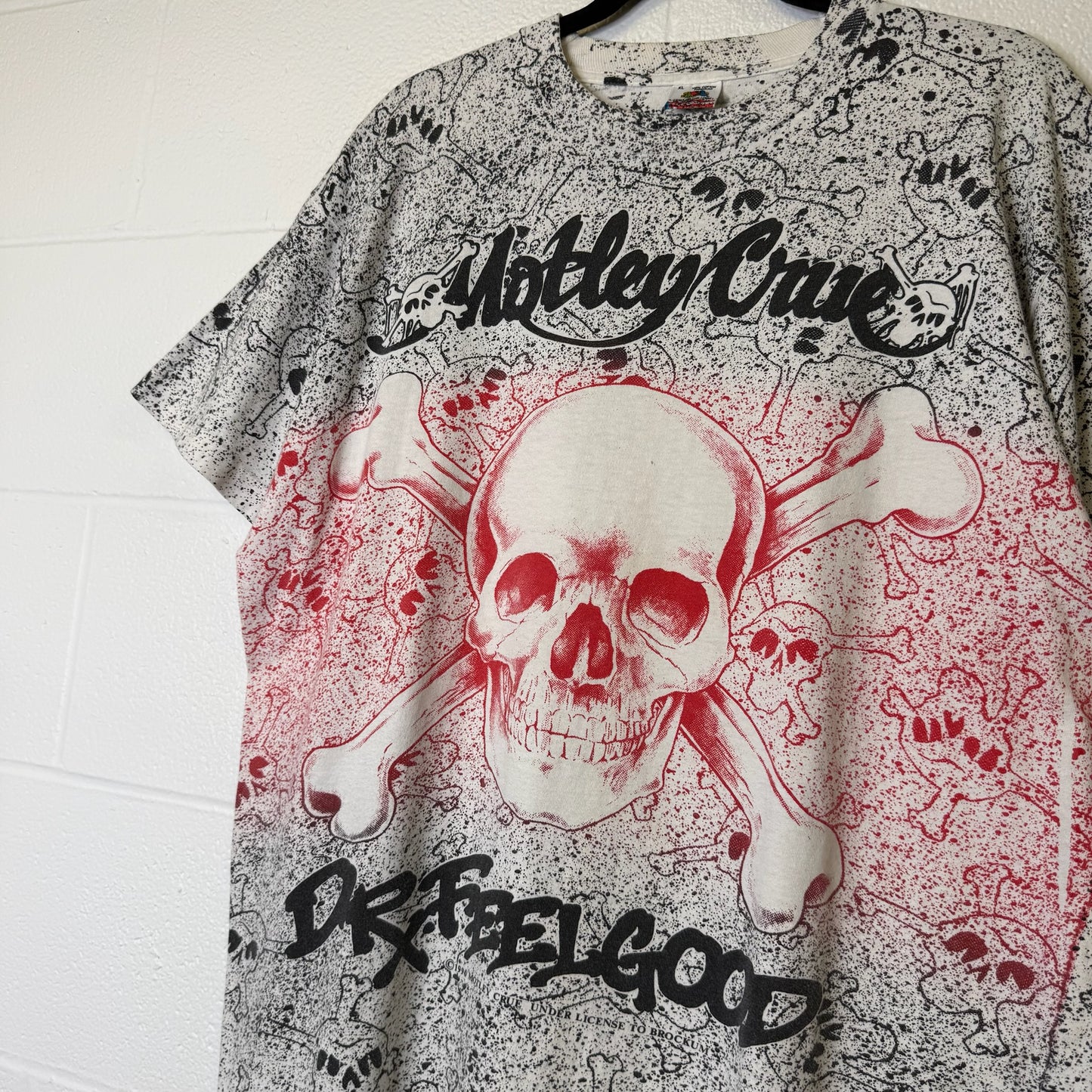 90s Motley Crue Dr Feel Good Band T-Shirt Sz XL (B2893)