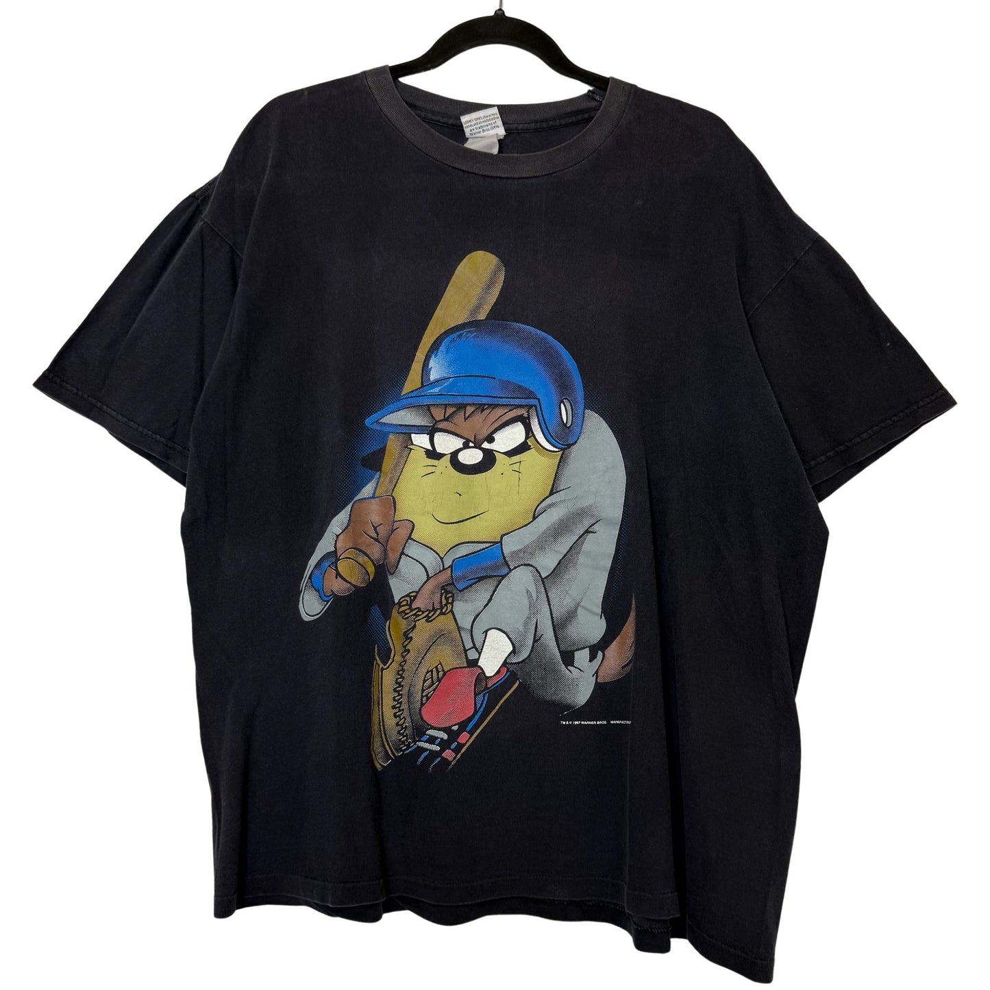 1997 Taz Looney Tunes Baseball MLB T-shirt Sz XL (B2994)