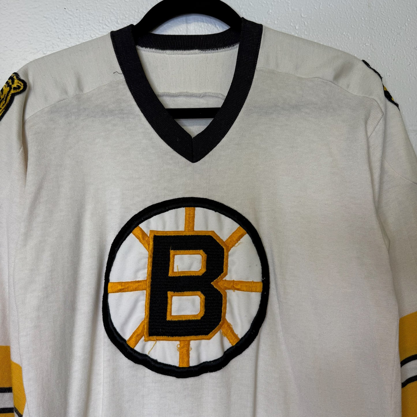 80s Boston Bruins Sandowknit Hockey NHL Jersey Sz M