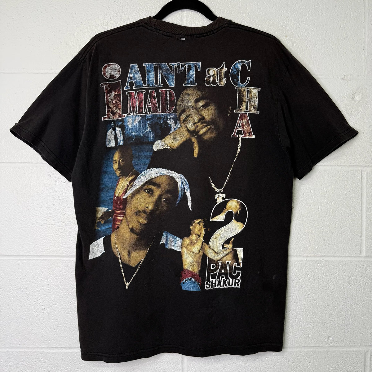 90s Tupac Biggie Rap T-Shirt Sz L